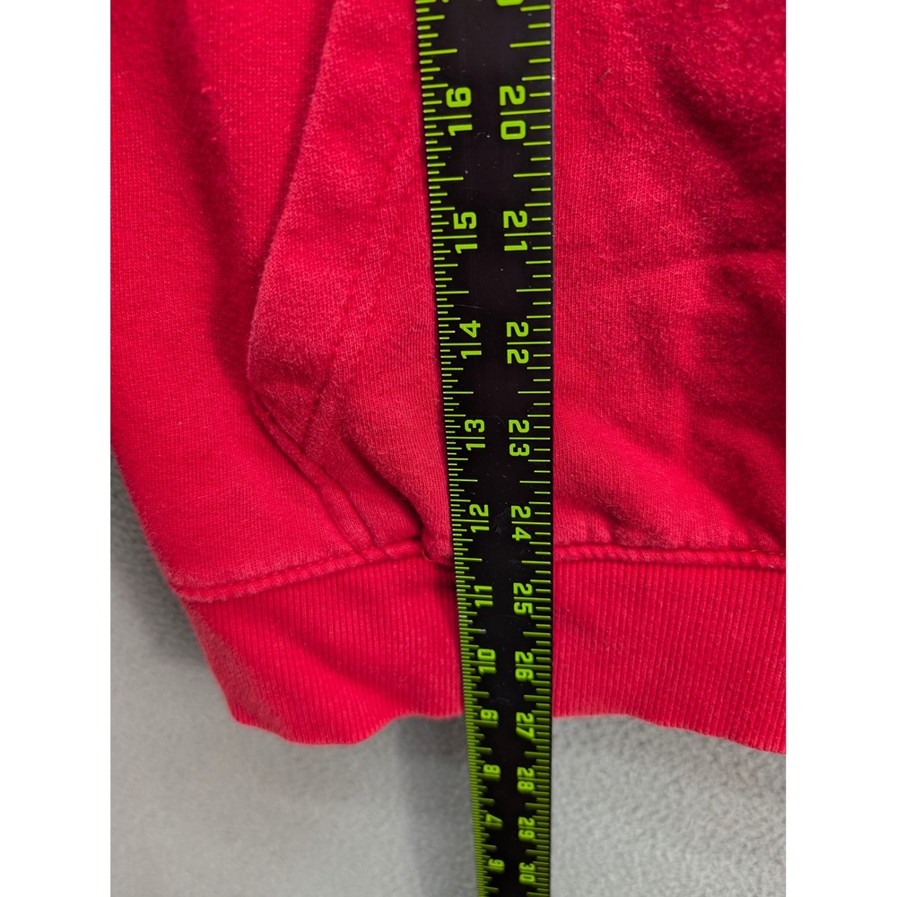 Vintage South Pole Hoodie Sweatshirt Women's L 16-18 Red Y2K Streetwear Outdoor - Picture 6 of 8